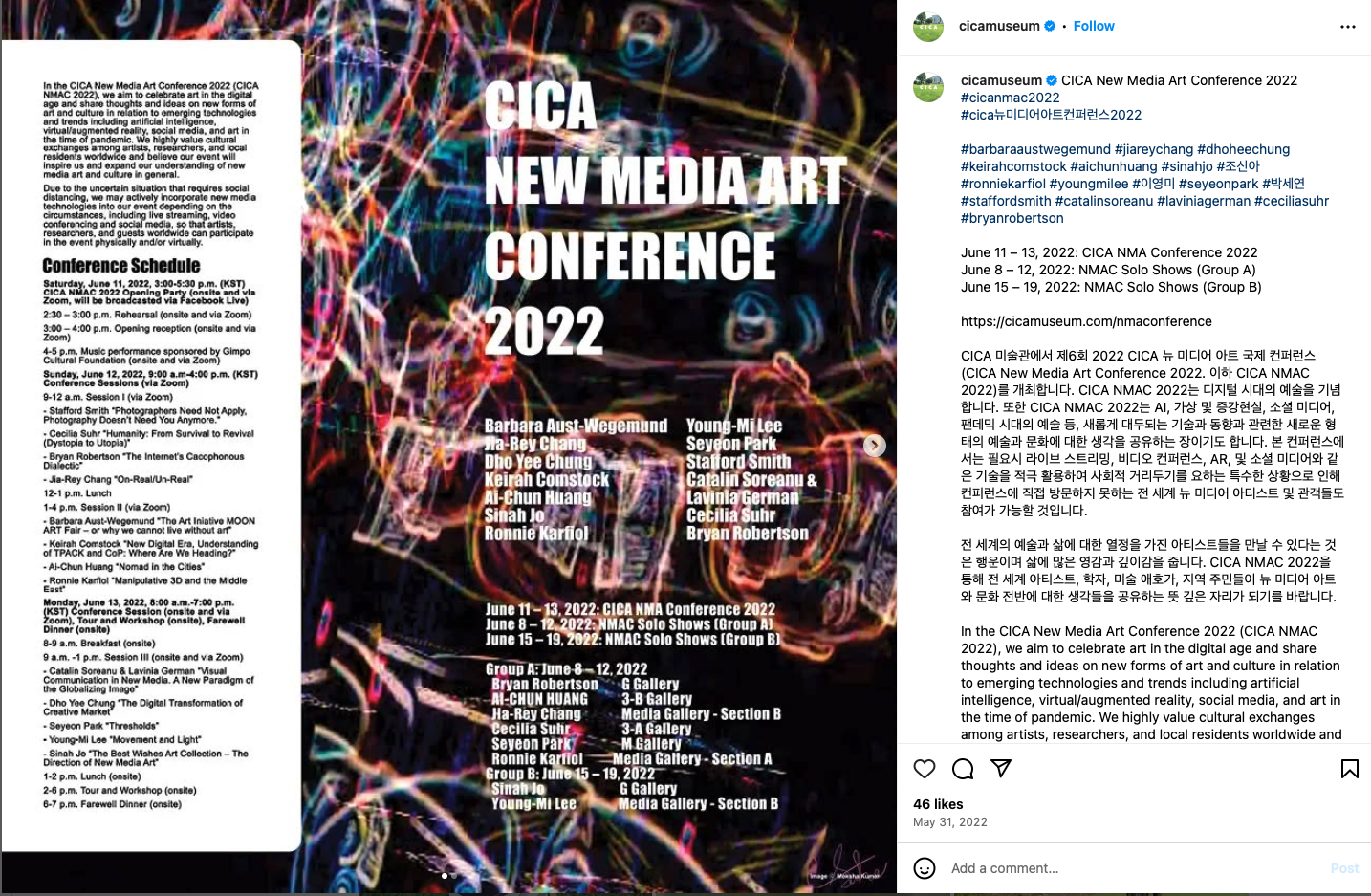 CICA New Media Conference