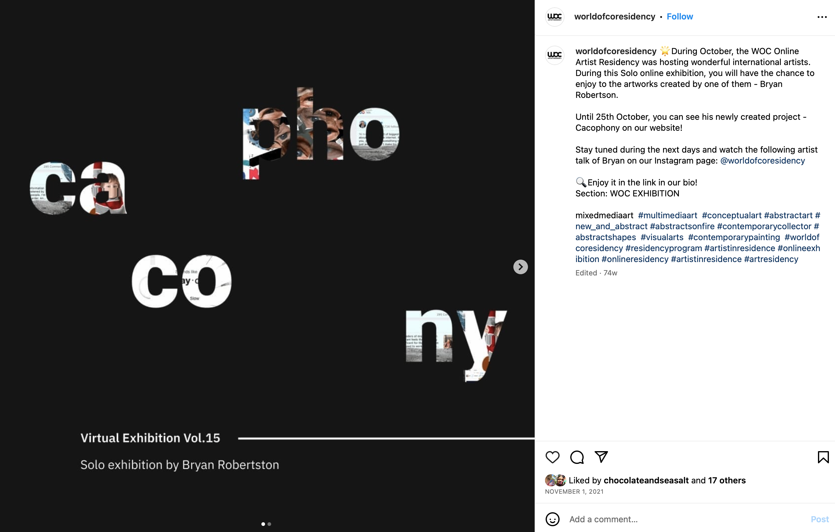 World of Co Artist Residency